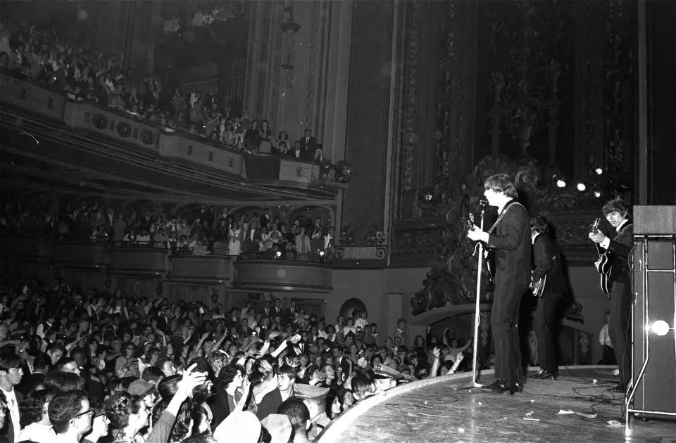 The Beatles at the Paramount Theatre, New York City, 20 September 1964