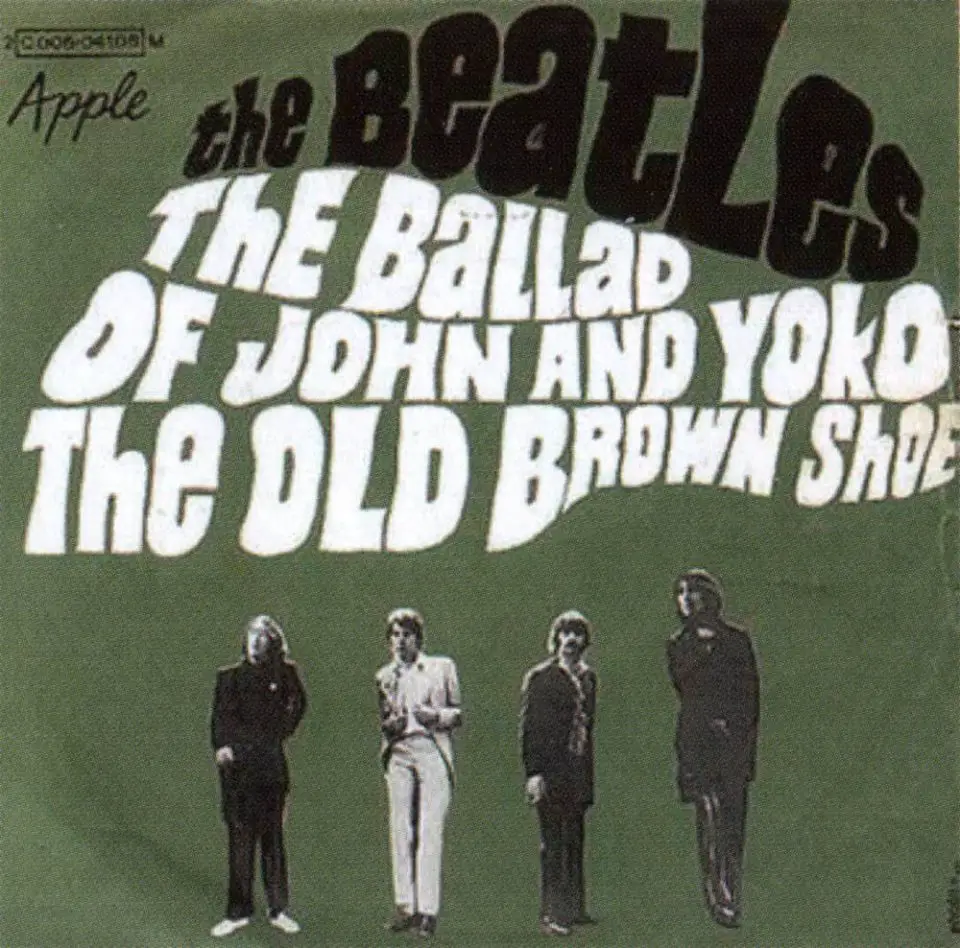 The Ballad Of John And Yoko single artwork - France