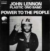 Power To The People single artwork – John Lennon/Plastic Ono Band