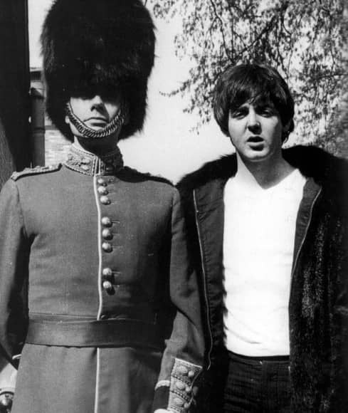 Paul McCartney with Victor Spinetti, 1965