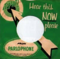 Parlophone single sleeve – Philippines