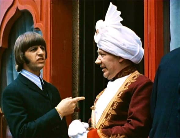 Ringo Starr in the Indian restaurant scene from Help!, April 1965