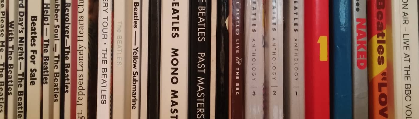 Beatles LP spines