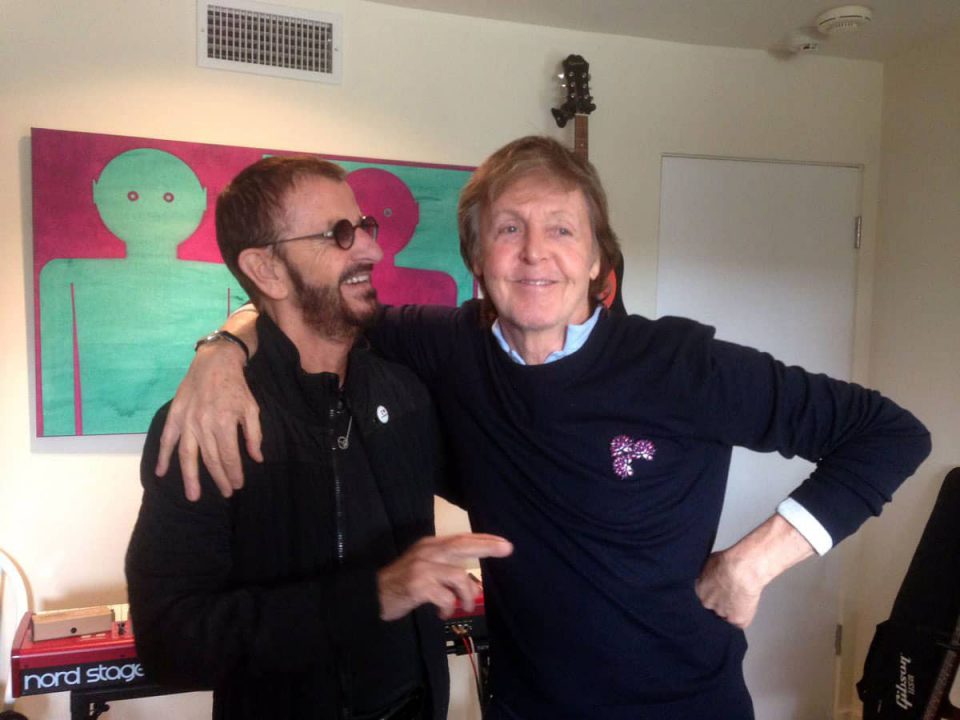 Ringo Starr and Paul McCartney, 20 February 2017