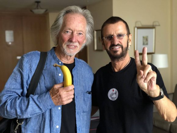 Ringo Starr and Klaus Voormann in Hamburg, Germany, 11 June 2018