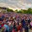 The crowd at Ringo Starr's show at Fraze Pavilion, Kettering, Ohio, 11 September 2018