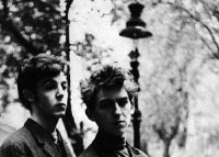 Paul McCartney and George Harrison in Hamburg, 1960