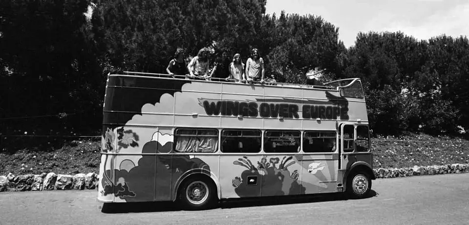 Wings Over Europe tour bus, 1972