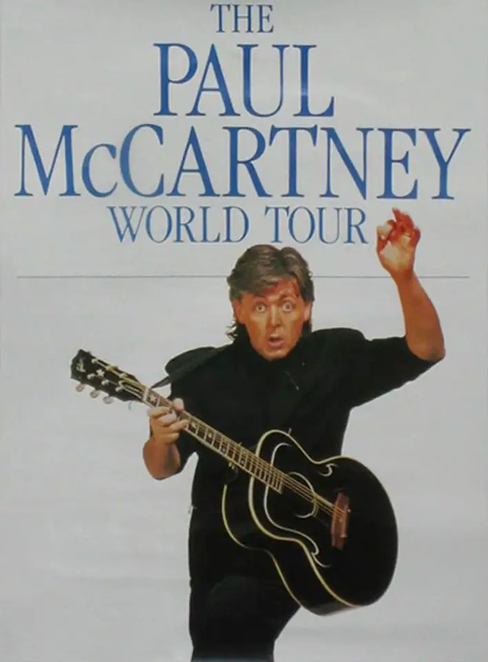 Paul McCartney World Tour 1989-90 poster