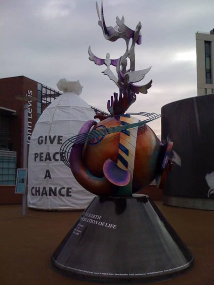 John Lennon Peace Monument, Liverpool, 2010