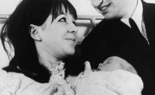 Ringo and Maureen with baby Zak Starkey