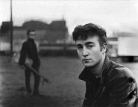 John Lennon and Stuart Sutcliffe in Hamburg, 1960