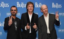 Ringo Starr, Paul McCartney and Ron Howard attend the World Premiere of "The Beatles: Eight Days A Week - The Touring Years