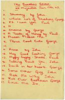 Beatles setlist, Majestic Ballroom, Birkenhead, 17 January 1963