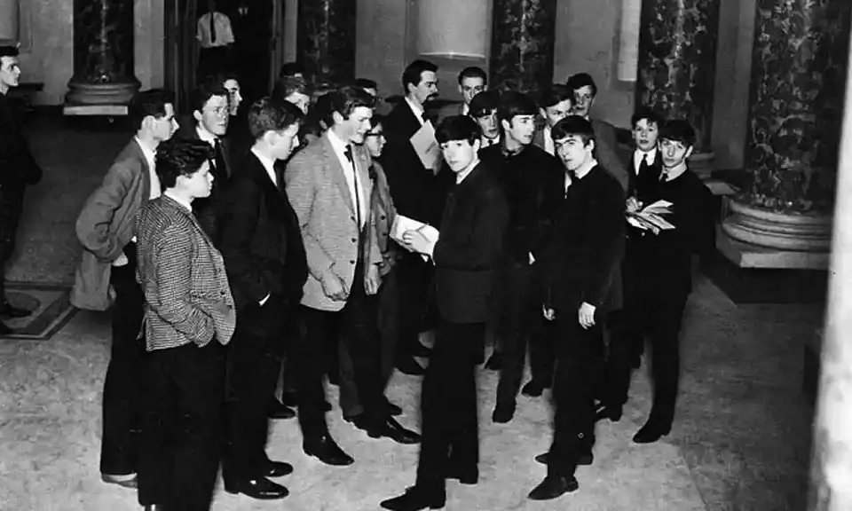 The Beatles at Stowe School, Buckingham, 4 April 1963