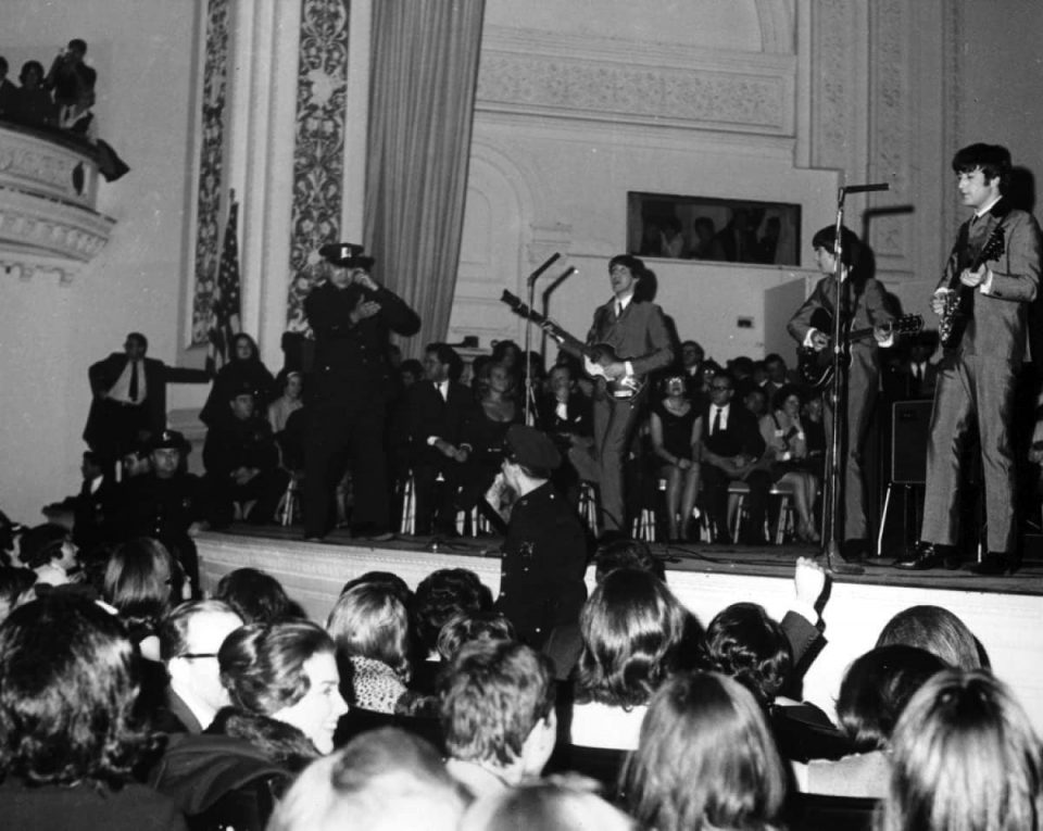 The Beatles live at Carnegie Hall, New York City, 12 February 1964