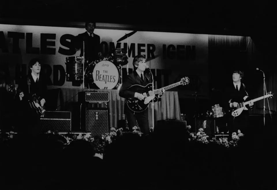 The Beatles with Jimmie Nicol at the KB Hallen, Copenhagen, Denmark, 4 June 1964