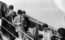 The Beatles arriving in Denver, 26 August 1964