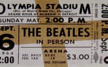 Ticket for The Beatles at Olympia Stadium, Detroit, 6 September 1964