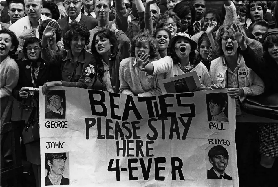 Beatles fans, New York City, 20 September 1964