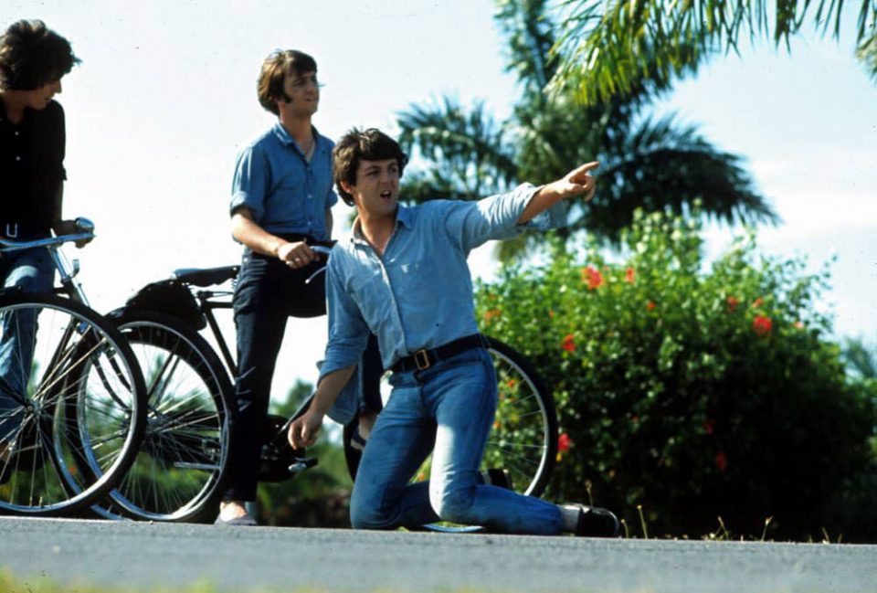 The Beatles filming Help on New Providence Island, Bahamas, 24 February 1965