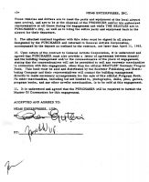 The Beatles' contract for performances at Portland Coliseum, 22 August 1965 - part four