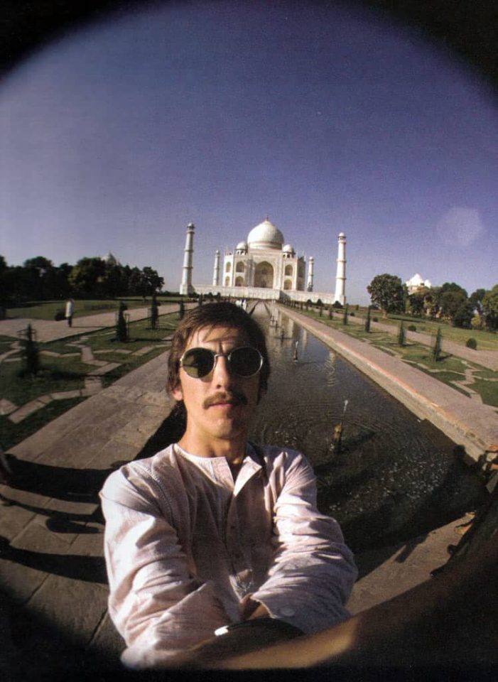 George Harrison at the Taj Mahal, India, September 1966