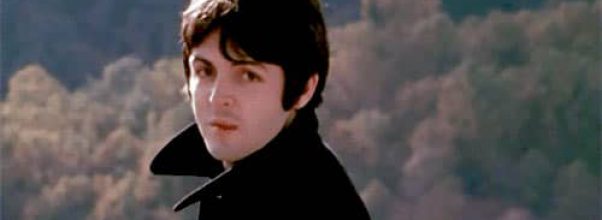 Paul McCartney in Magical Mystery Tour's sequence for The Fool On The Hill, 1967