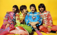 The Beatles in Sgt Pepper uniforms, 1967