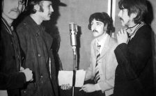 The Beatles with The Byrds' David Crosby, Abbey Road, 24 February 1967