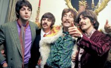 The Beatles at the Sgt Pepper launch party, 19 May 1967