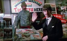 Ringo Starr and John Lennon in Magical Mystery Tour, 22 September 1967