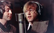 Paul McCartney and John Lennon recording Hey Bulldog, 11 February 1968