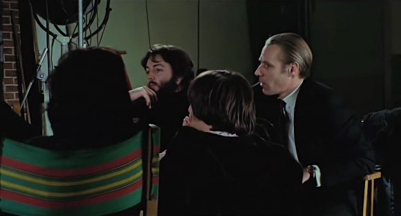 Paul McCartney, Glyn Johns, George Martin – Twickenham Film Studios, 10 January 1969