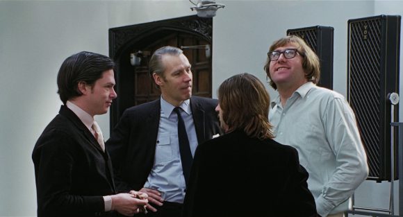 Michael Lindsay-Hogg, George Martin, Ringo Starr, Mal Evans – Apple Studios, 21 January 1969