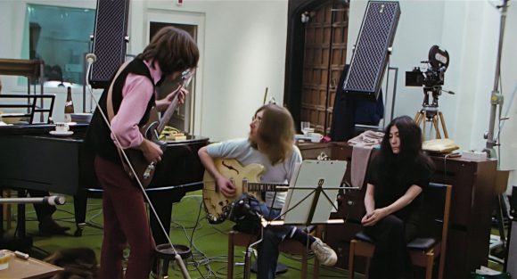 George Harrison, John Lennon, Yoko Ono – Apple Studios, 28 January 1969