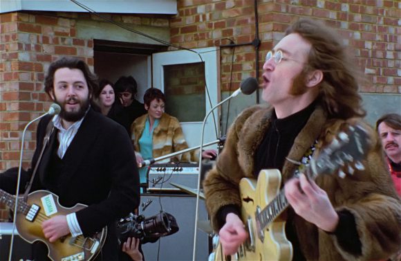 Paul McCartney, John Lennon, Ringo Starr – Apple rooftop, 30 January 1969