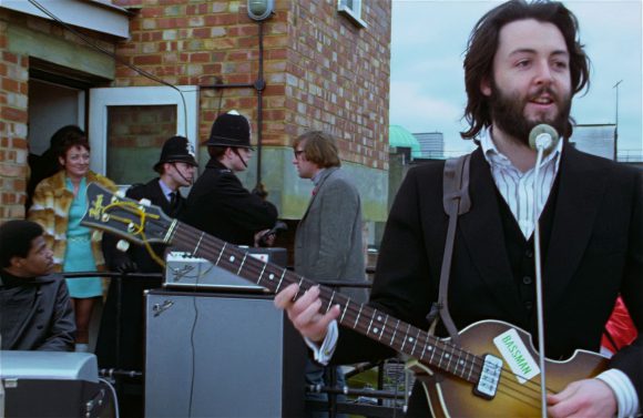 Billy Preston, Paul McCartney, PC Ray Dagg, PC Ray Shayler, Mal Evans – 3 Savile Row, London, 30 January 1969