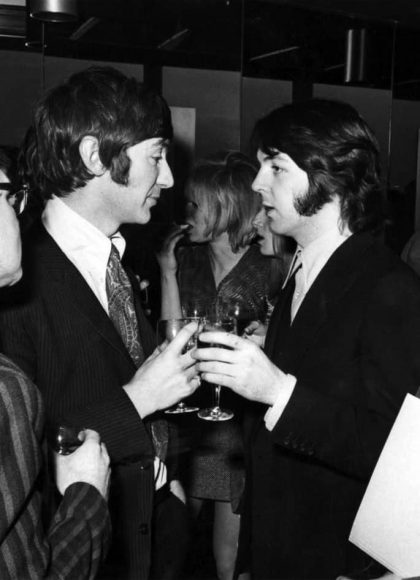 Paul McCartney at the launch party for Mary Hopkin’s album Postcard, 13 ...