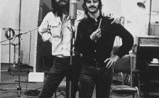 George Harrison and Ringo Starr recording Octopus's Garden, 17 July 1969