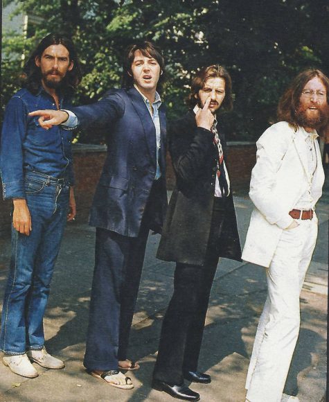 The Beatles outside EMI Studios, Abbey Road, 8 August 1969