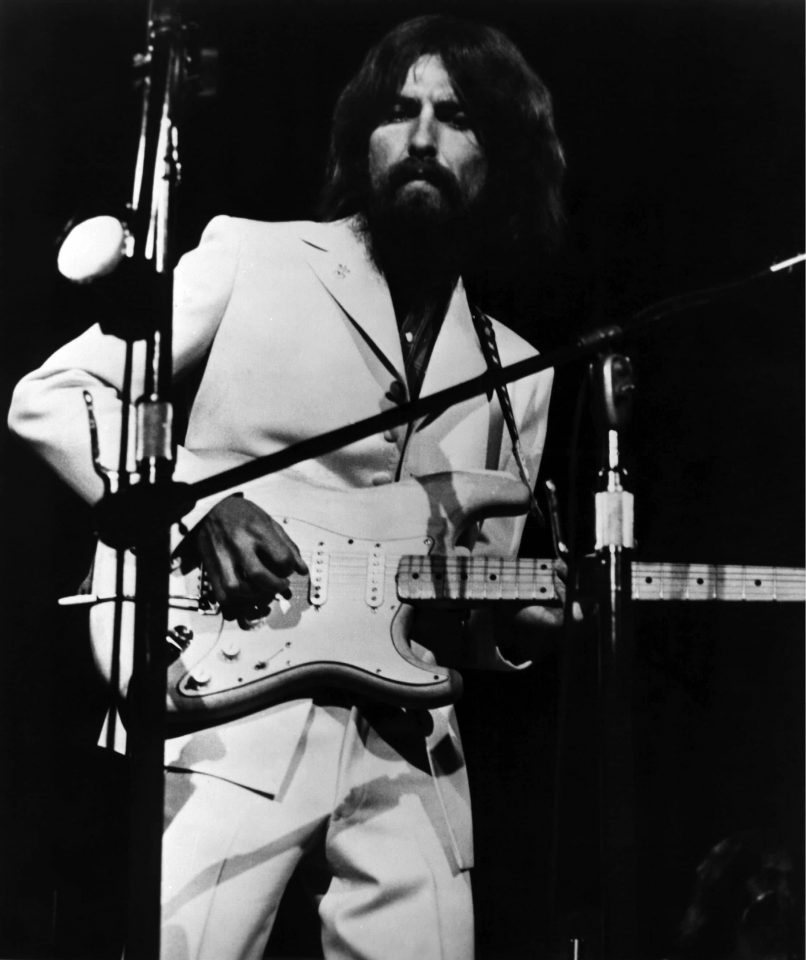 George Harrison at the Concert For Bangladesh, 1 August 1971