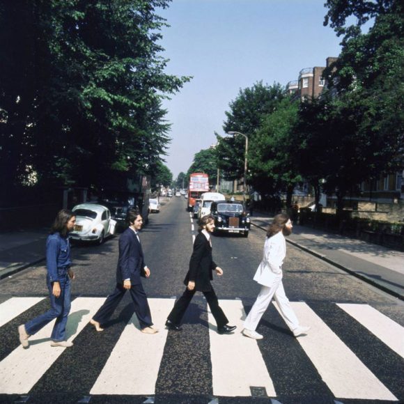 Picture three from the Abbey Road photography session (photo: Iain Macmillan)