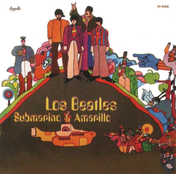 Submarino Amarillo (Yellow Submarine) album artwork - Argentina