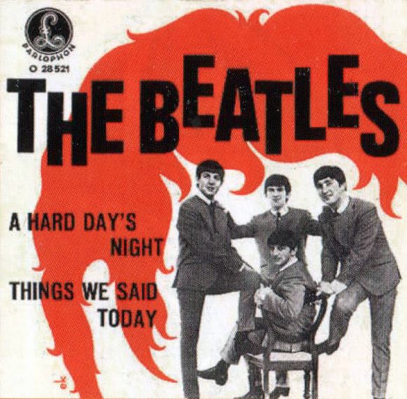 A Hard Day's Night single artwork - Austria