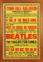 Poster for The Beatles in Abergavenny, Wales, 22 June 1963