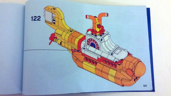 The Beatles' LEGO Yellow Submarine instructions