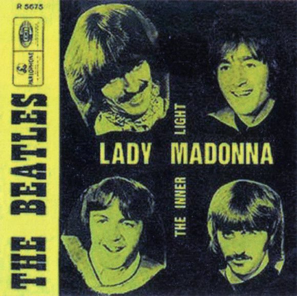 Lady Madonna single artwork - Belgium