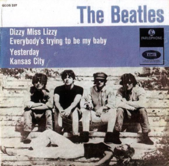 Dizzy Miss Lizzy EP artwork – Denmark | The Beatles Bible