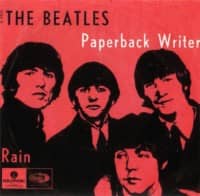 Paperback Writer single artwork – Denmark, Norway